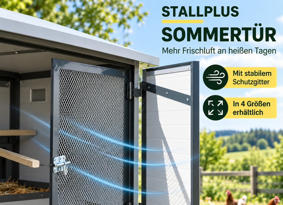 Summer door including installation