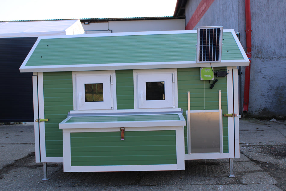 Hühnerstall - Hühnerhaus Alina winterfest für 11 Hühner mit 4 Füße Rg/Rw