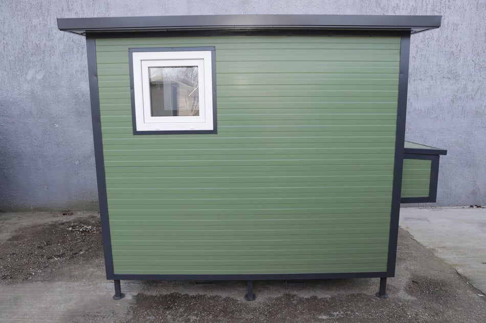 Mobile Hühnerstall begehbar 240 Stahlstall Rg/Agr