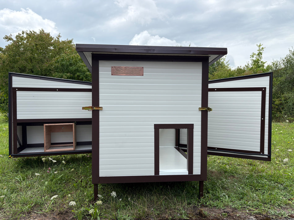 Hühnerstall Rosi Mini - 4 Füße (Variante A2, isoliert & winterfest)